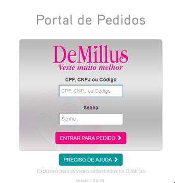 demillus pedido facil|Demillus Pedidos – Como fazer pela internet fácil novo